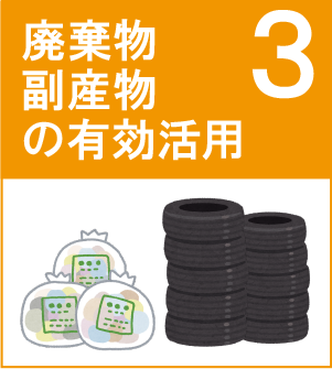 廃棄物副産物の有効活用