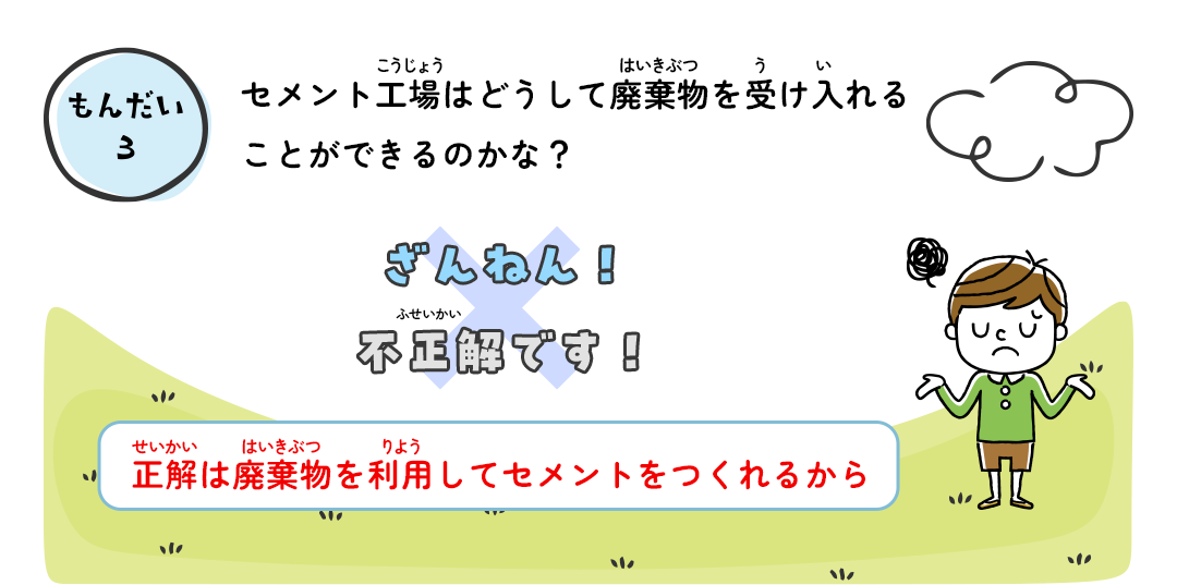 セメント工場はどうして廃棄物を受け入れることができるのかな？